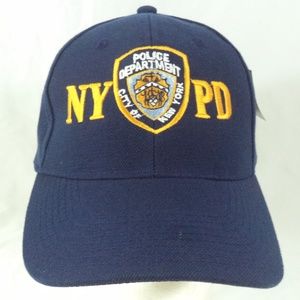 NYPD Police Department Blue Strapback Cap Hat NWT